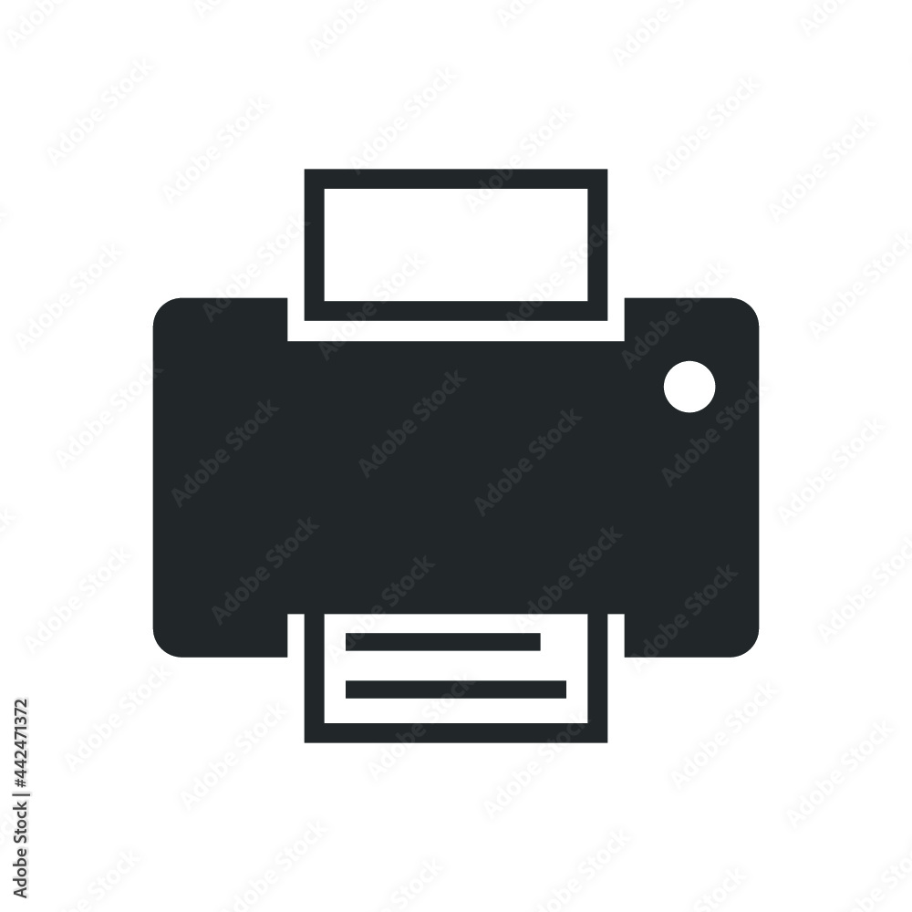 printer icon design vector graphics printer icon design vector graphics