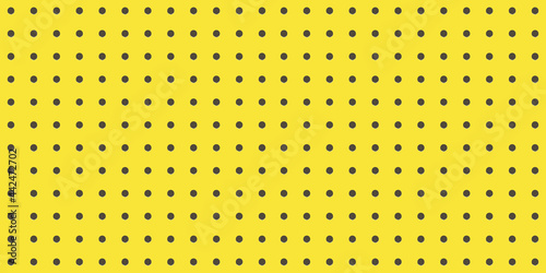 Peg board perforated texture background material with round holes seamless pattern board vector illustration. Wall structure for working bench tools.