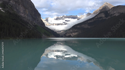 Beautiful landscapes of Canada Mountains Forest Lakes Snowy peaks Northern lights