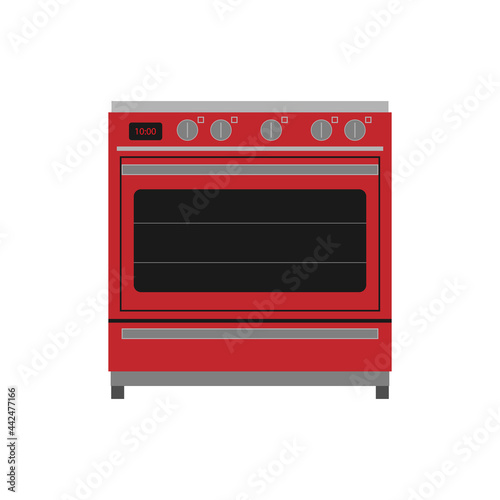 Kitchen stove for cooking icon