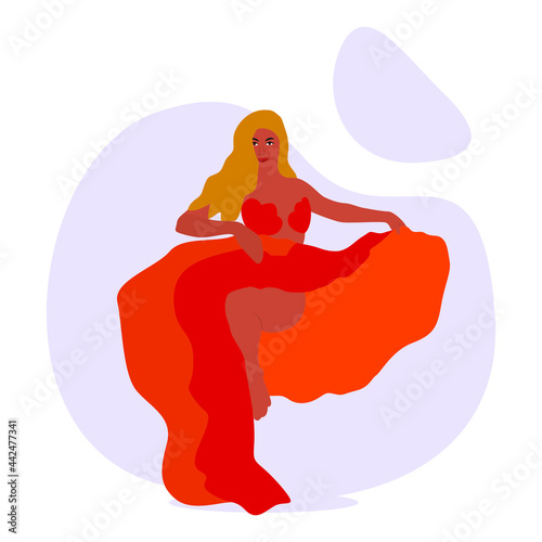 East Dance. Belly dance. Oriental beauty. Belly dance.