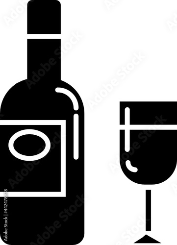 Alcohol Icon. Drink concept icon style 