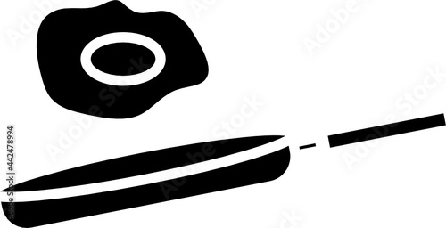 Preparing Breakfast Icon. Food concept icon style 
