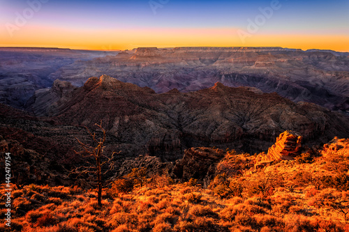 Grand Canyon Sunset from Desert View, Grand Canyon National Park, Arizona