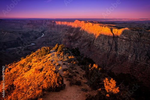 Grand Canyon Sunset from Desert View, Grand Canyon National Park, Arizona