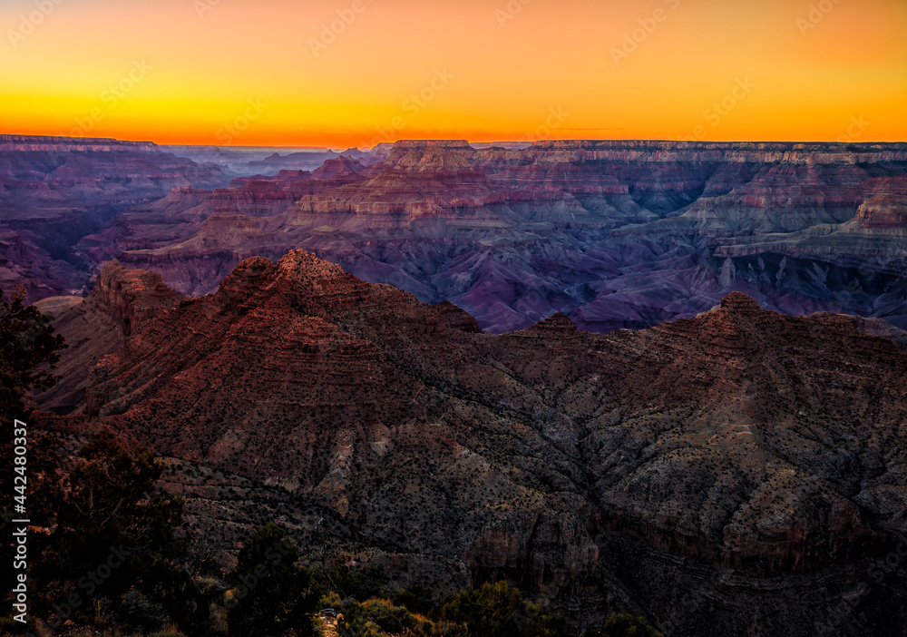 Grand Canyon Sunset from Desert View, Grand Canyon National Park, Arizona Grand Canyon Sunset from Desert View, Grand Canyon National Park, Arizona