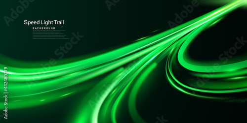 Abstract speed line background poster with dynamic. technology network Vector illustration.