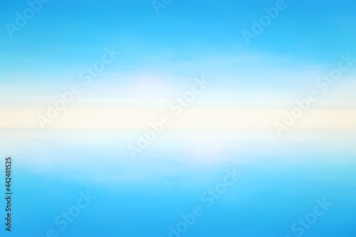 blue sky clouds background abstract skyline landscape nature paradise air © kichigin19