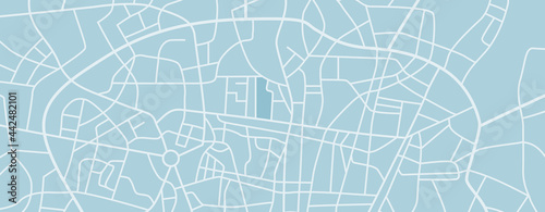 A generic city map illustration
