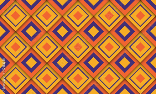 Geometric groovy pattern simple design
