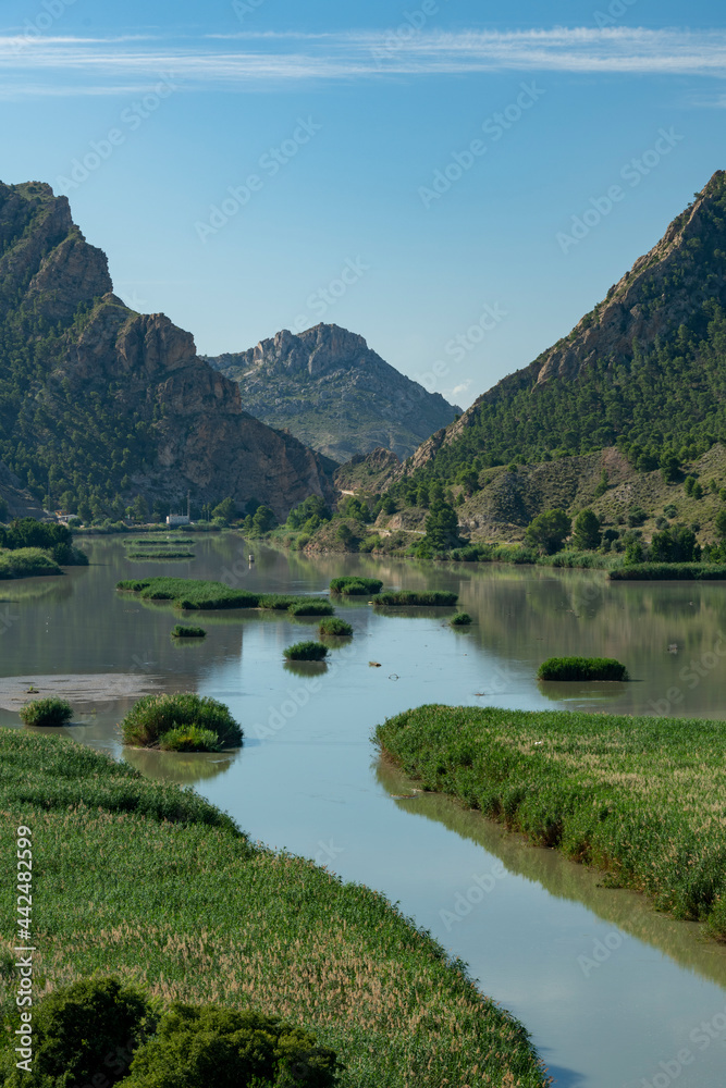Ojós reservoir, Valle de Ricote, Murcia, Spain