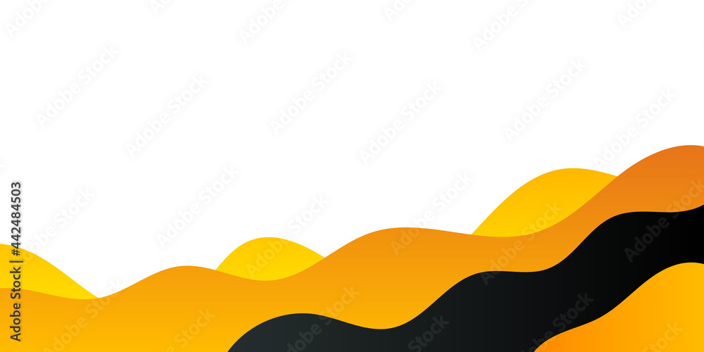 Orange yellow curve line on black space shadow overlap layer modern texture pattern for text and message website design Orange yellow curve line on black space shadow overlap layer modern texture pattern for text and message website design