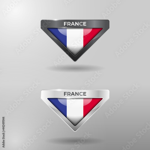 3D Label, Tag and Location Pointer Flag Nation of France with Glossy Reflection Free Download 3D Label, Tag and Location Pointer Flag Nation of France with Glossy Reflection - GFXLoad
