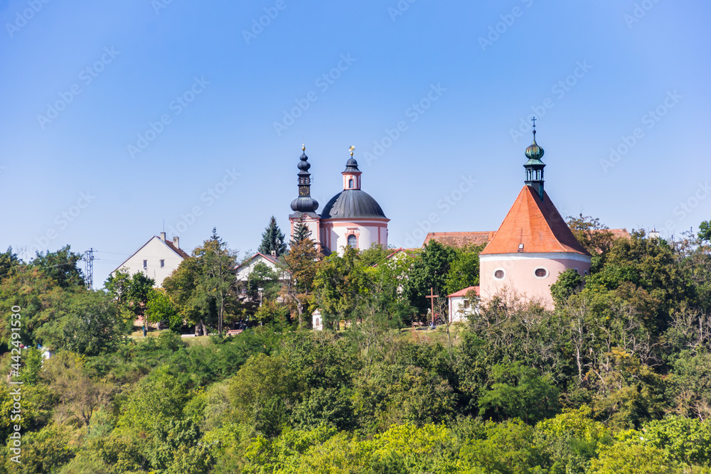 St. Anthony church on top of the hill in Znojmo, Czech Republic