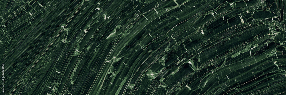 Fototapeta premium Aquamarine turquoise green marble granite stone texture background banner panorama. natural breccia marbel tiles for ceramic wall and floor, Emperador premium italian glossy granite slab stone ceramic