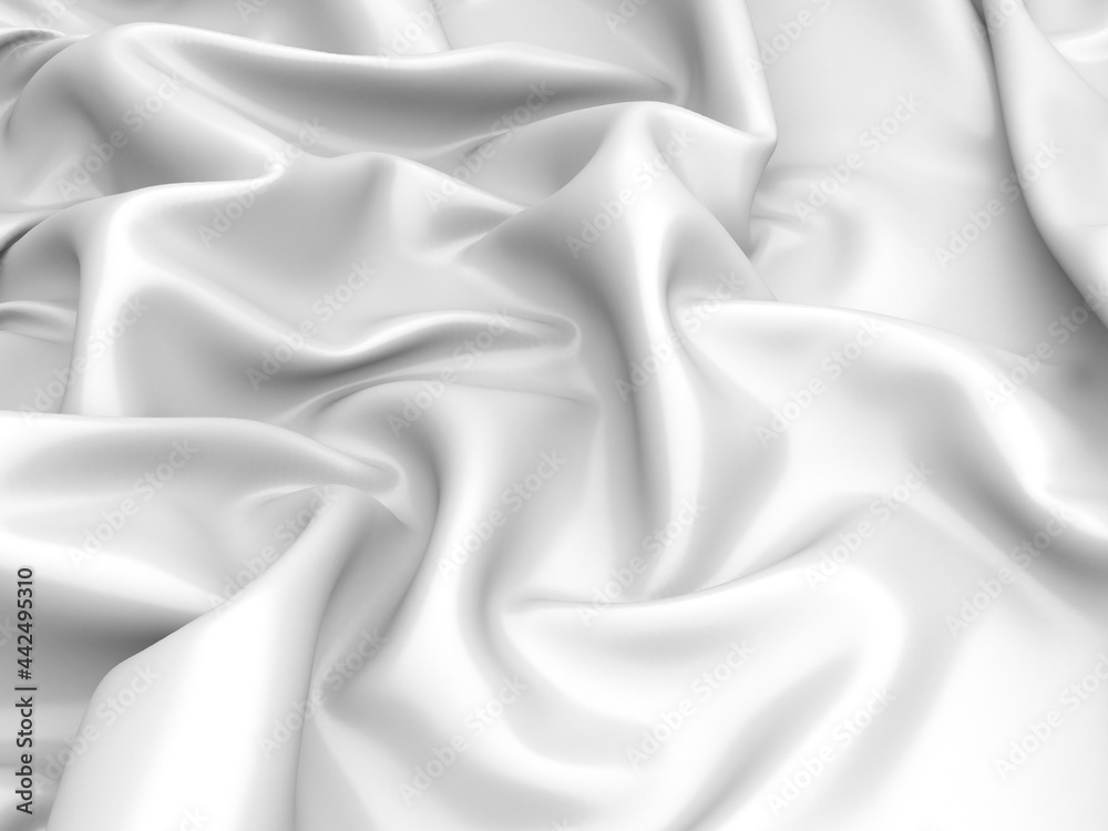 Obraz premium Abstract white fabric texture background