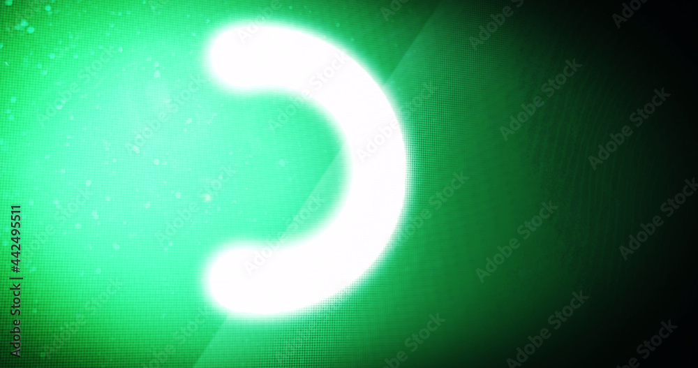 Image of glowing loading circle digital interface Image of glowing loading circle digital interface