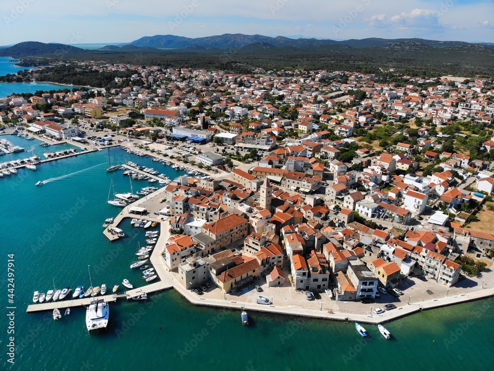 Pirovac, Croatia - town and marina