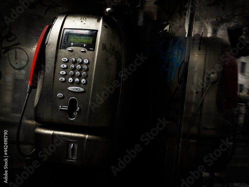 italian phone booth italy