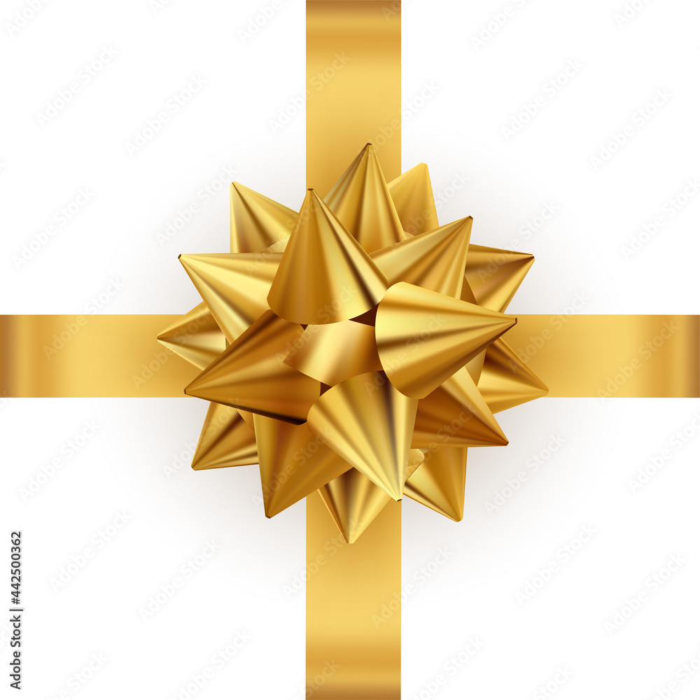 Shiny color satin ribbon on white background Shiny color satin ribbon on white background