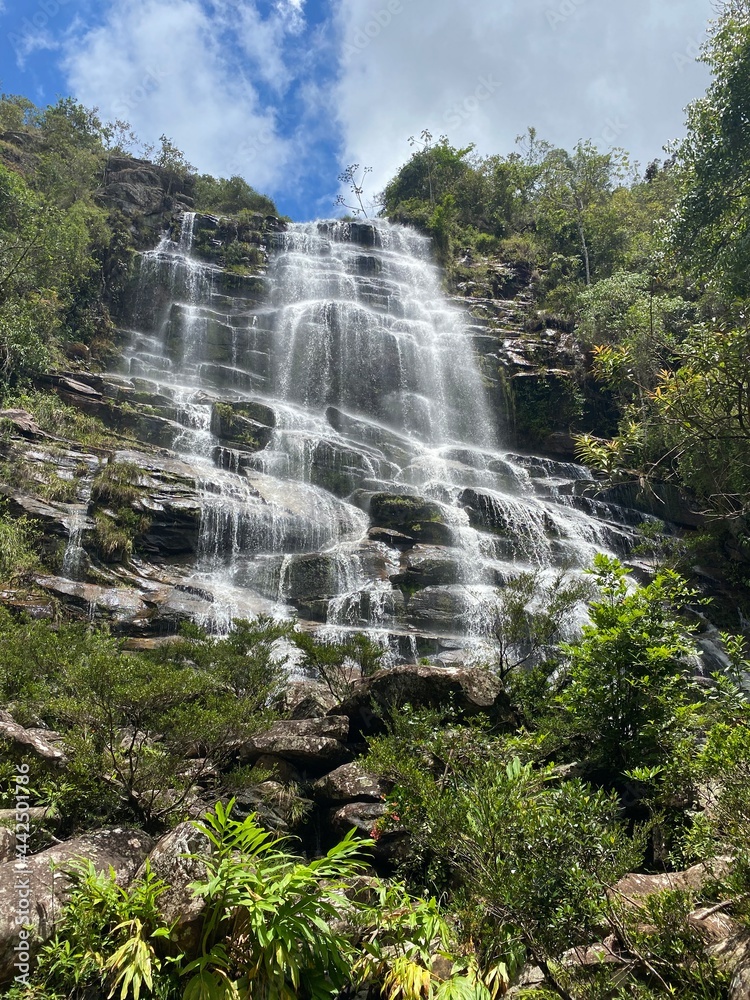 Fototapeta premium waterfall in the mountains