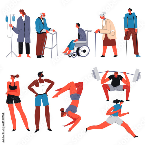 Inequality of people, disability and sportsmen