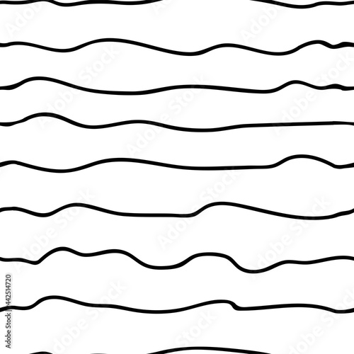Horizontal lines abstract print seamless pattern