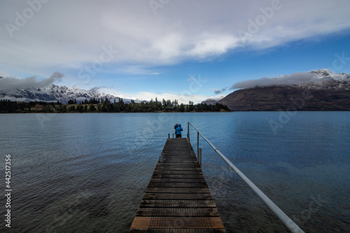 pier on the lake © James