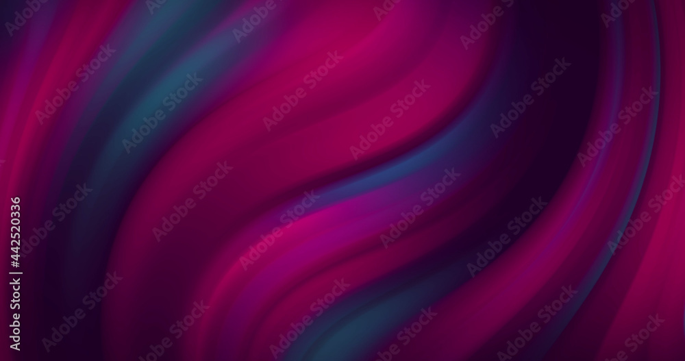 Digital image of green and purple digital waves moving against black background Digital image of green and purple digital waves moving against black background