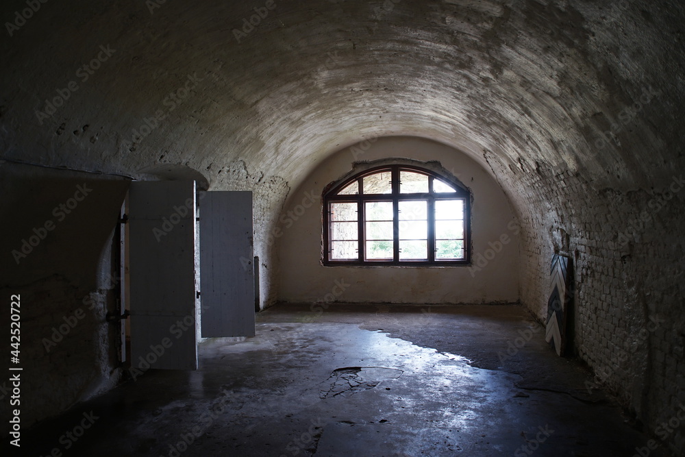 Underground Casemate with window and doors Underground Casemate with window and doors