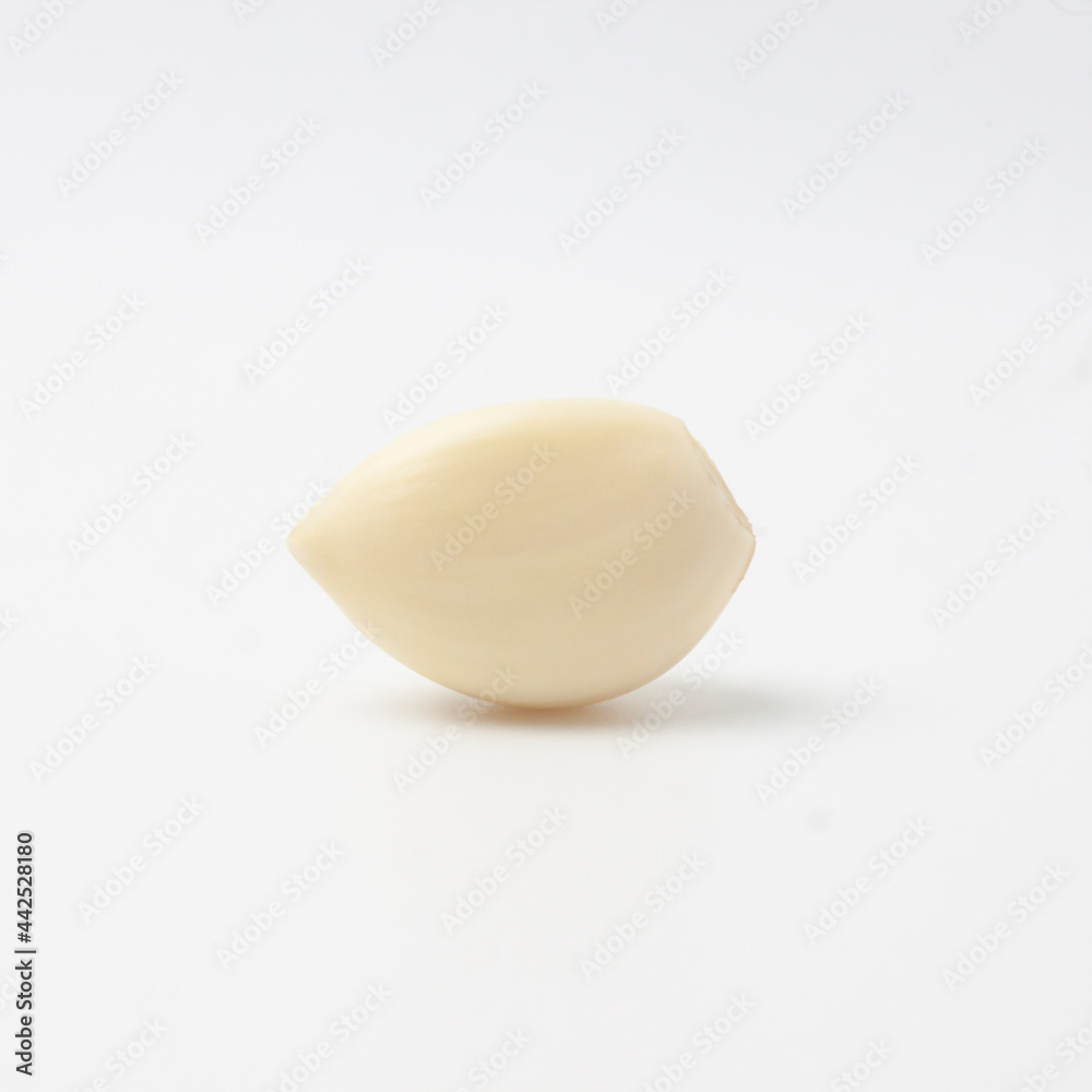 fresh garlic on white background fresh garlic on white background