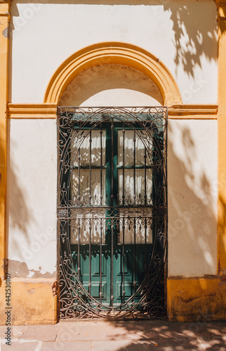 Art Nouveau gate in San Antonio de Areco, Buenos Aires Province, Argentina