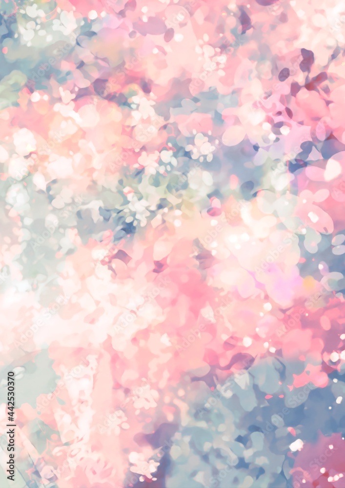 幻想的なピンクのカラフルなキラキラテクスチャ背景 Stock Illustration Adobe Stock