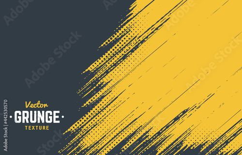Yellow grunge texture background design