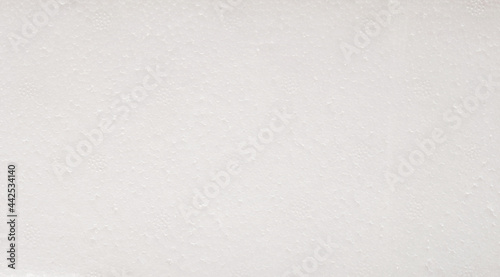 Texture of white polystyrene foam