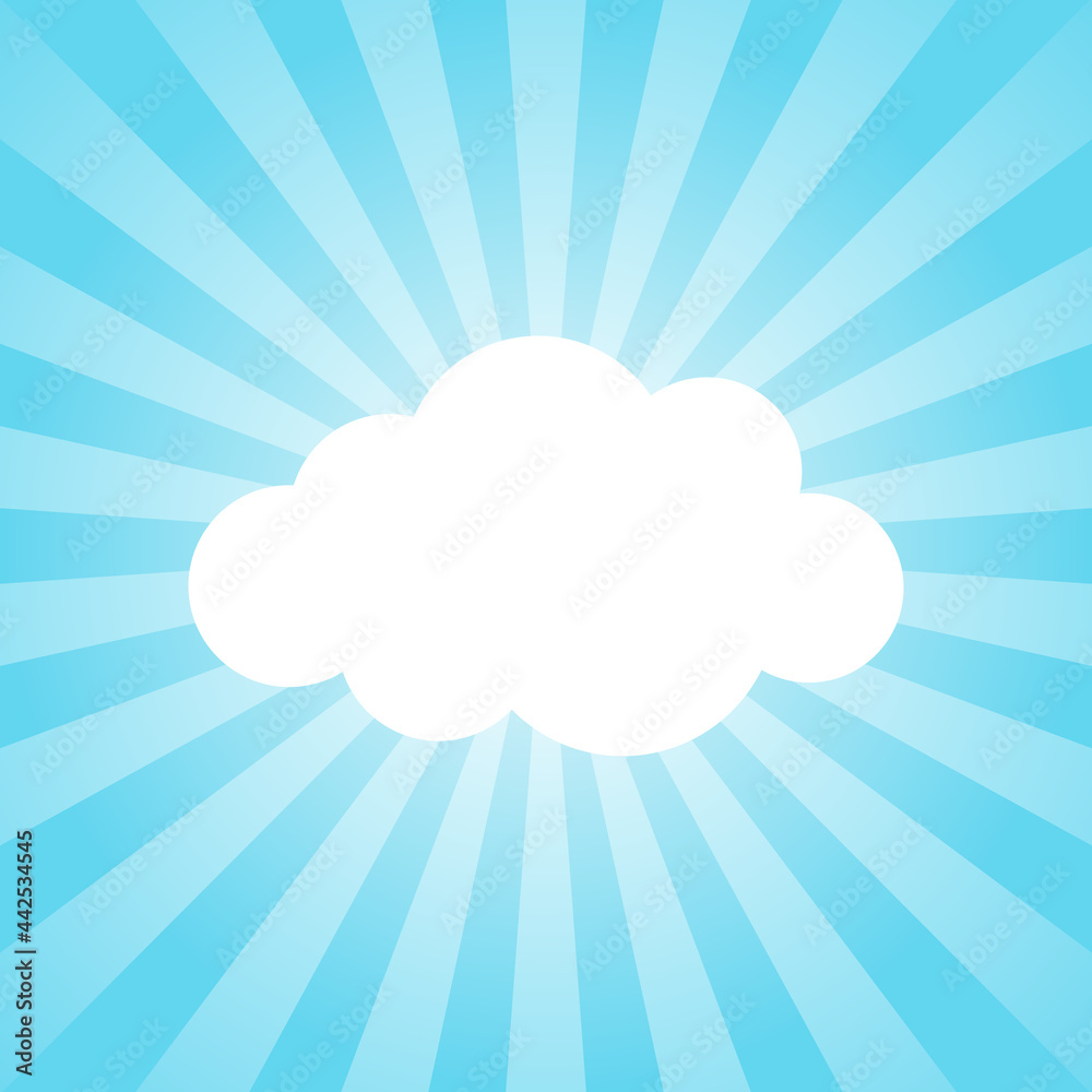 Sunlight retro faded grunge background with white cloud as frame for text. Sunlight retro faded grunge background with white cloud as frame for text.