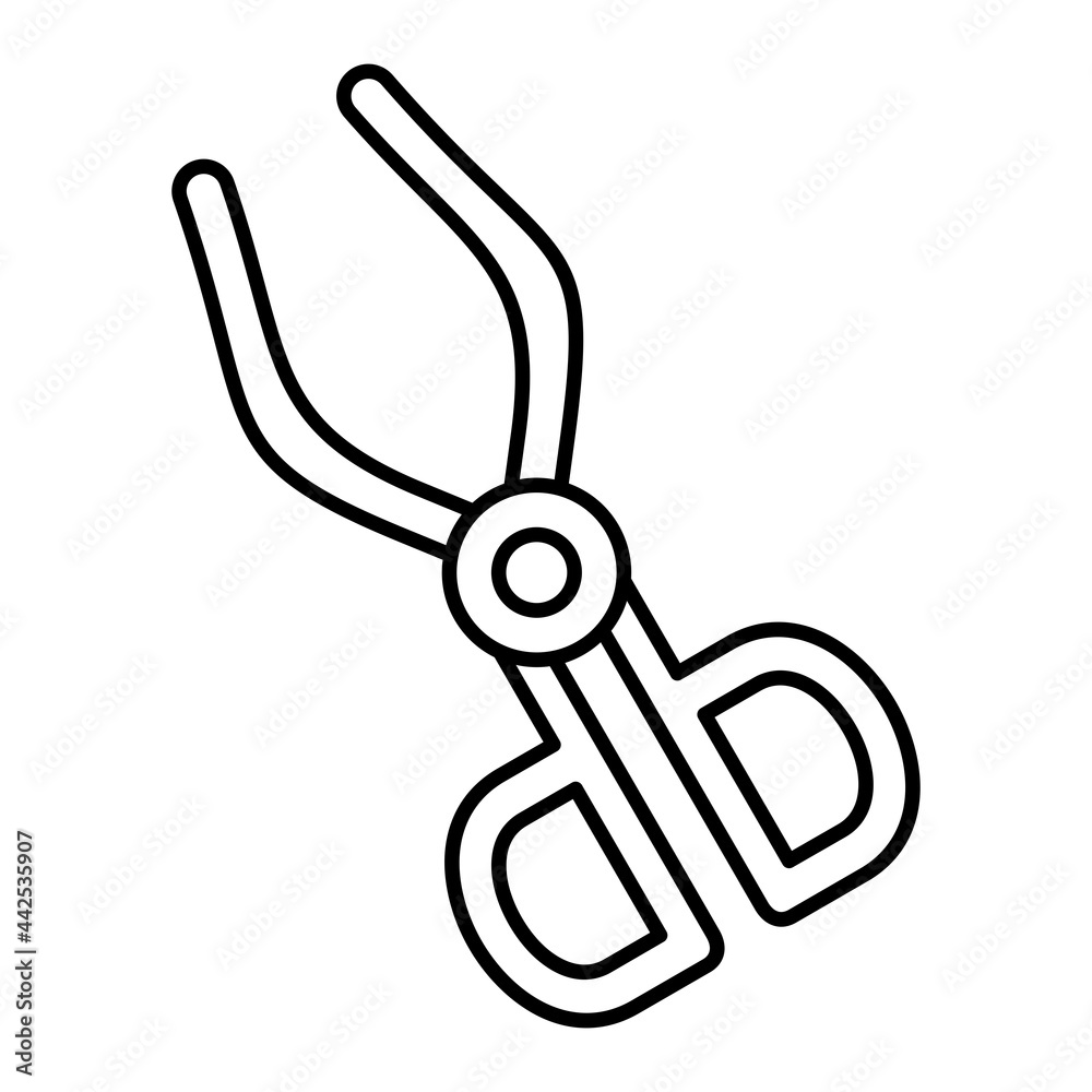 Vector Crucible Outline Icon Design Vector Crucible Outline Icon Design