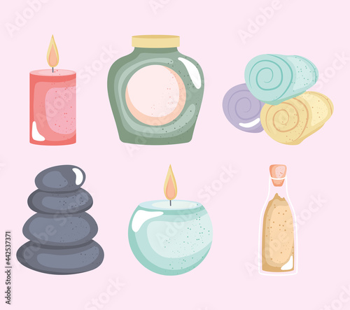 candles and spa