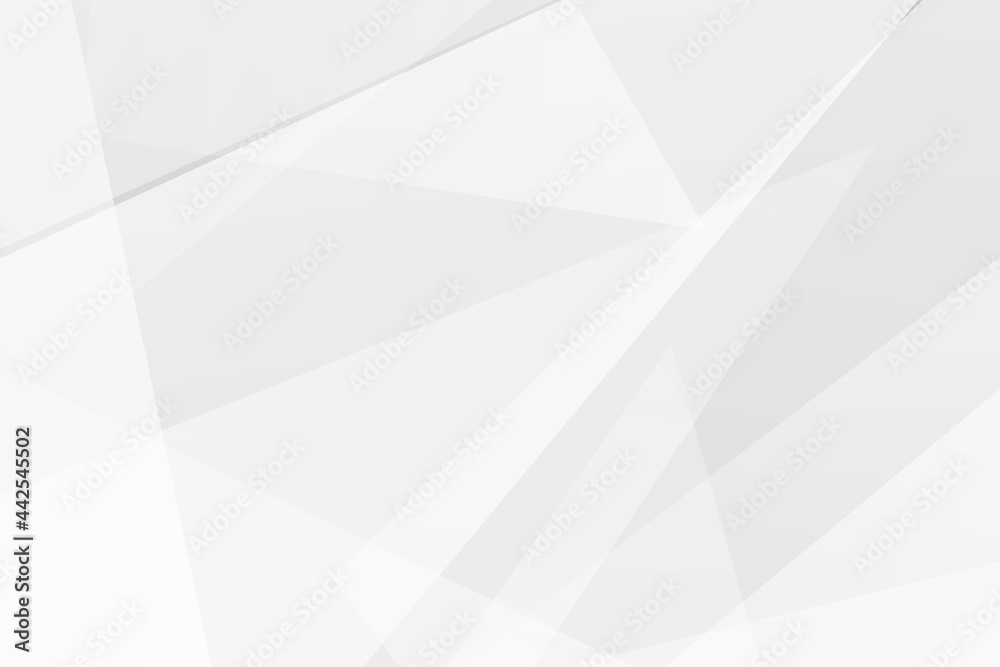 Fototapeta premium Abstract white and grey on light silver background modern design. Vector illustration EPS 10.