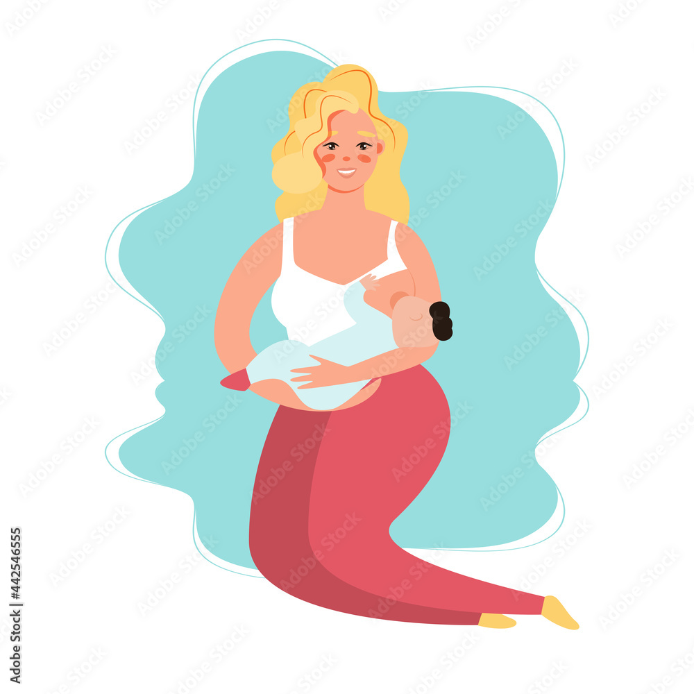 Breastfeeding - mother feeding a baby with breast. Concept vector illustration in cartoon style.
World Breastfeeding Week, 1-7 August. Concept vector illustration in cartoon style.
Breastfeeding - mother feeding a baby with breast. Concept vector illustration in cartoon style.
World Breastfeeding Week, 1-7 August. Concept vector illustration in cartoon style.