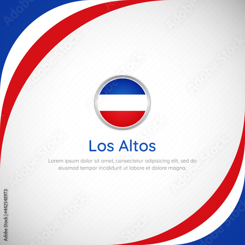 Abstract Los Altos country flag background with creative happy national day of Los Altos vector illustration Free Download Abstract Los Altos country flag background with creative happy national day of Los Altos vector illustration - GFXLoad