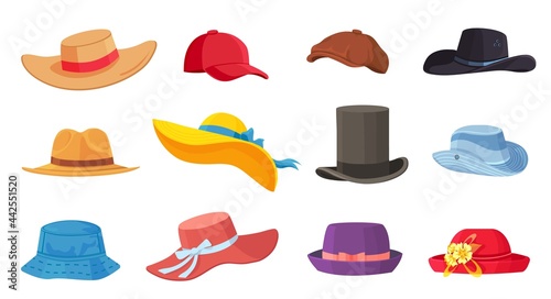 Photo Cartoon hats