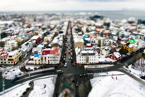 Iceland view from church