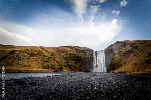 Skogafoss waterfall in Iceland