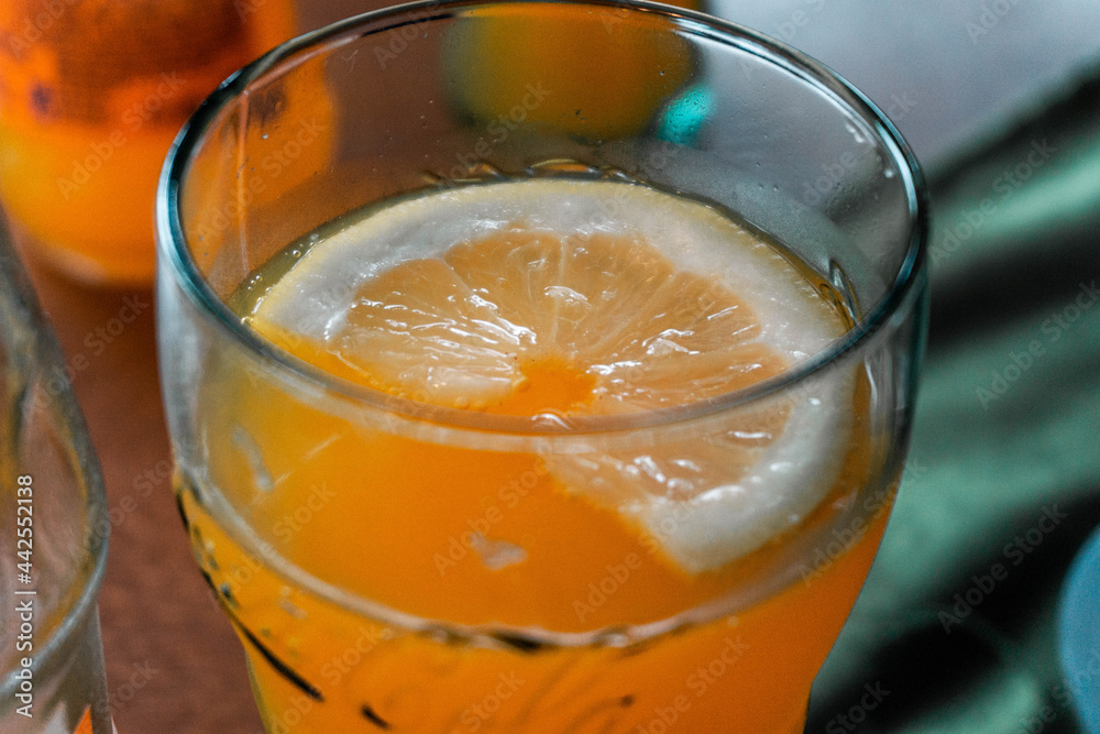 glass of orange juice