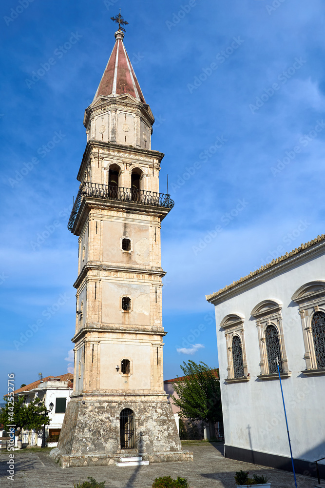 The historic belfry of the Orthodox Church