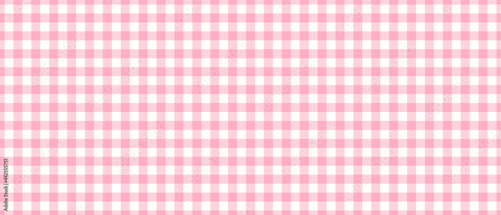Pink traditional gingham seamless background Pink traditional gingham seamless background