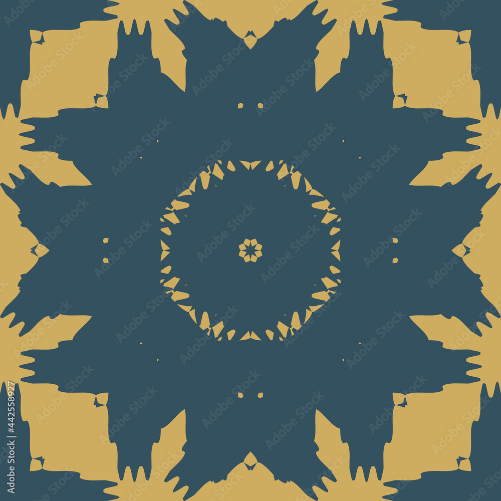 Fototapeta premium Pattern abstract seamless. vector illustration style design for fabric, curtain, background, carpet, wallpaper, clothing, wrapping, batik, tile, ethnic, ceramic, decoration.