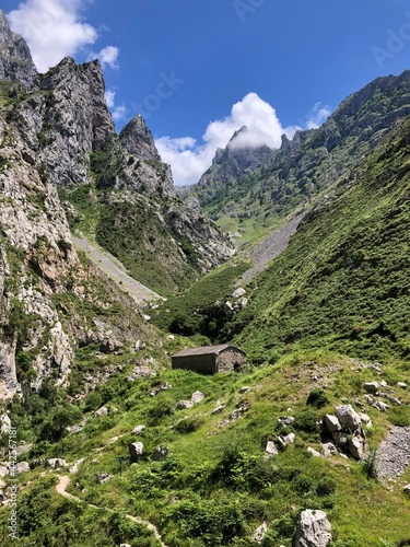 A route through the mountains in Picos de Europa (Asturias, Spain) - Ruta del Cares