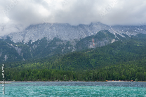 The Eibsee near Grainau in Bavaria